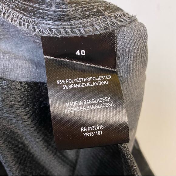 Elysian Dark Gray Flat Front Hybrid Shorts Size 40 - Picture 5 of 6